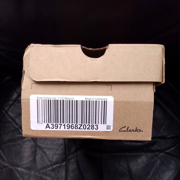 Clarks Women's Carly Hope Cloudsteppers Ballet Flat Shoe Size 7.5 Grey Leopard - Picture 9 of 15